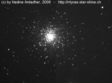 Variables in globular cluster M15 as GIF-Animation